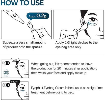 Dr.Melaxin Eyephalt Eyebag Cream | كريم دكتور ميلاكسين آيفالت لعلاج انتفاخات تحت العين