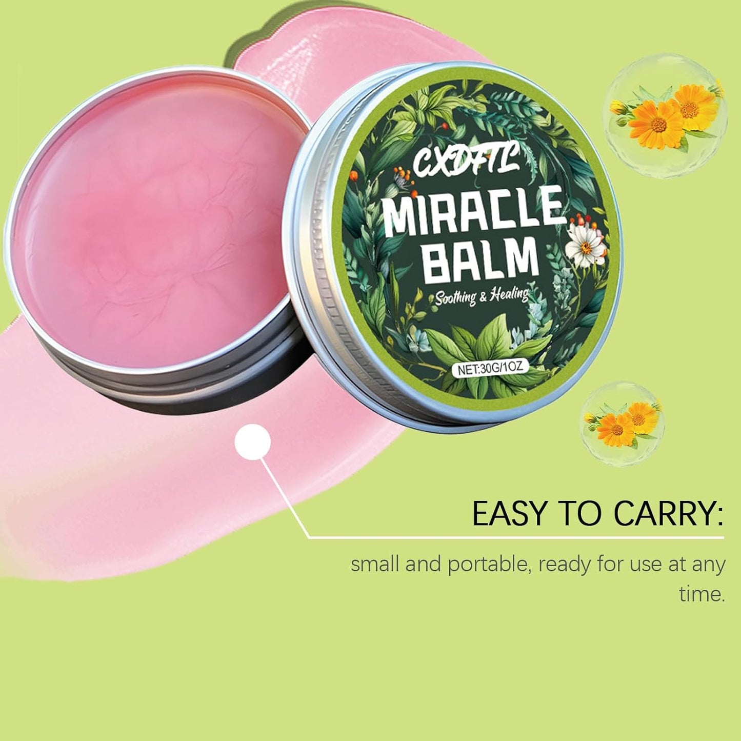 Miracle Balm, Natural Ingredients