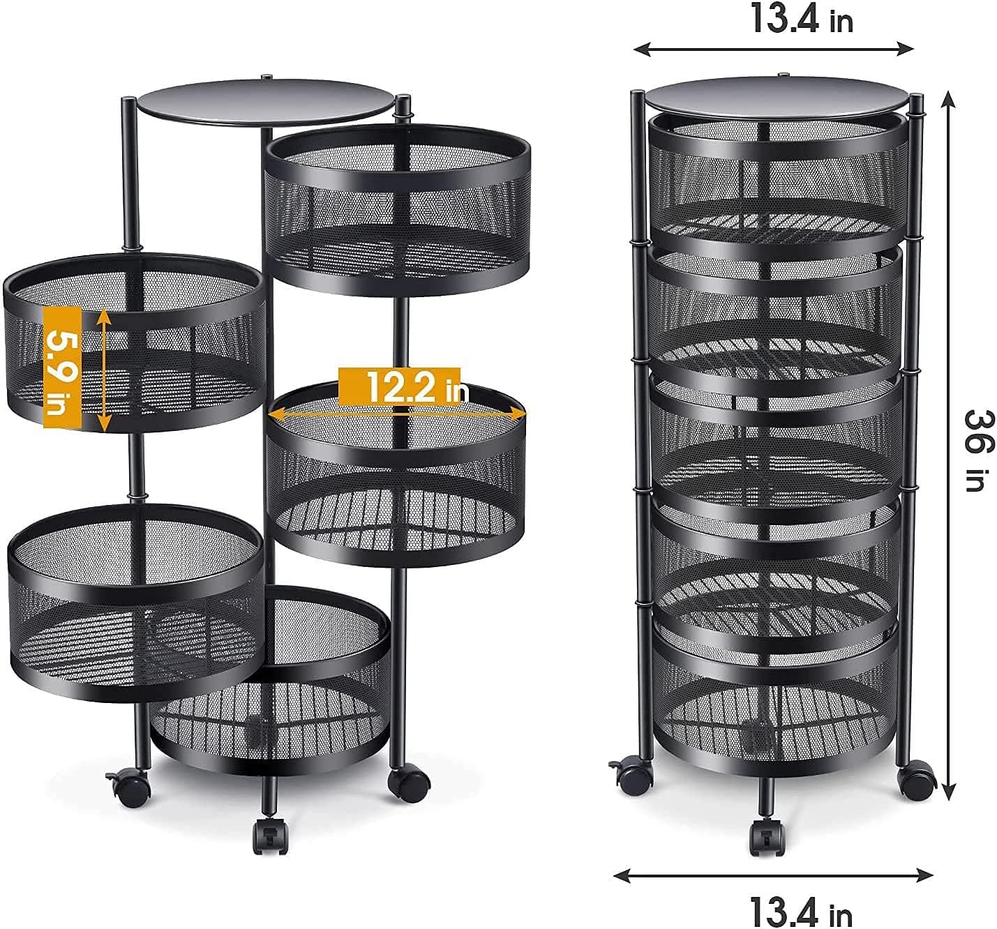 Fruit and Vegetable Basket Bowls