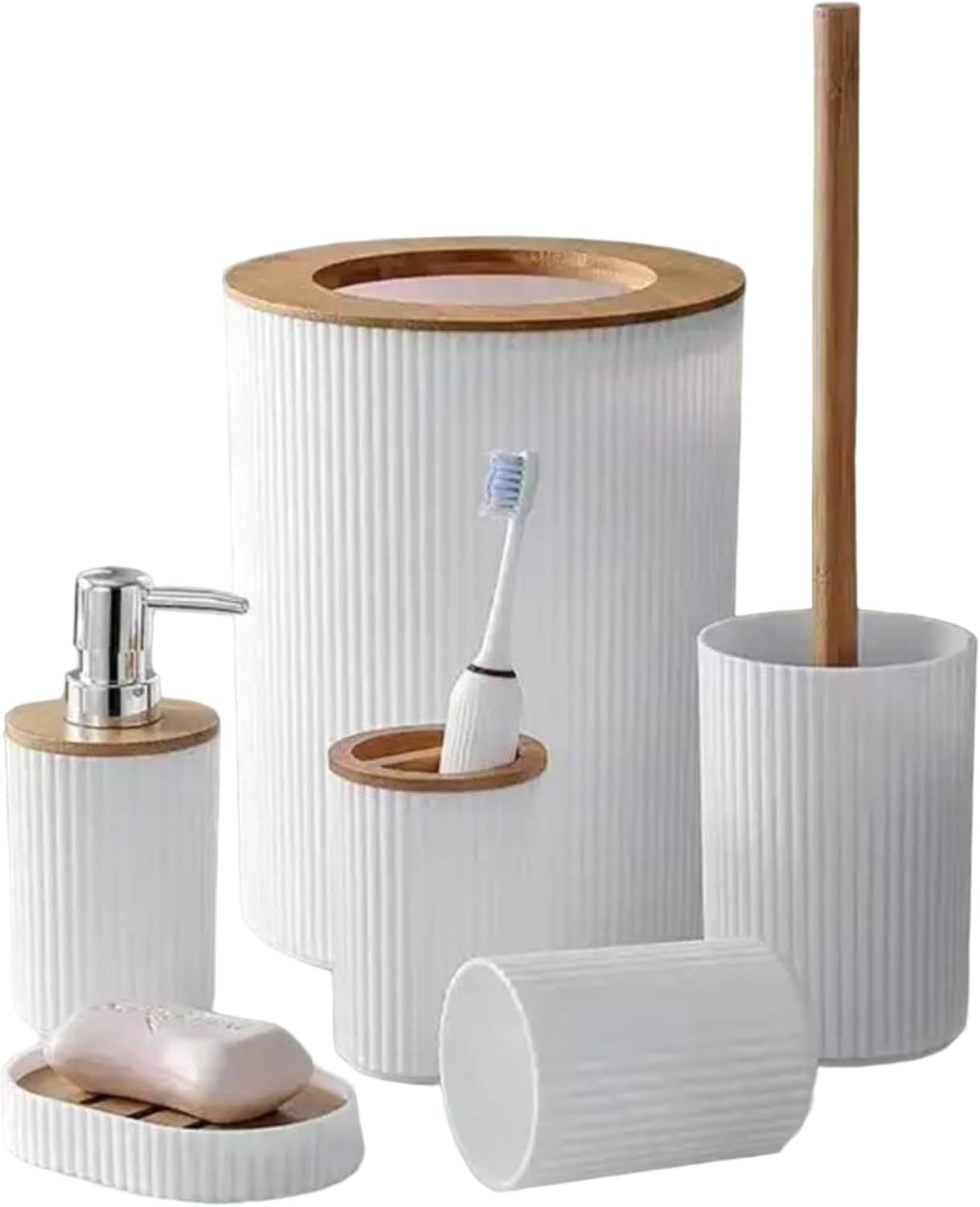 Bathroom Accessories Set, 6 Pieces